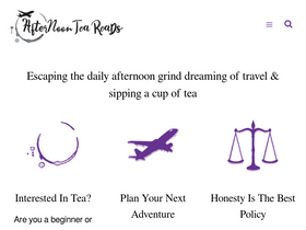 'afternoonteareads.com' screenshot