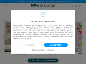 'posterlounge.pl' screenshot