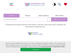 'gdzierodzic.info' screenshot