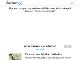 'docsach24.co' screenshot