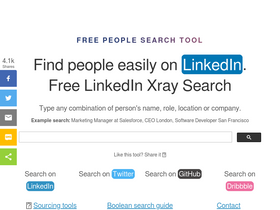 'freepeoplesearchtool.com' screenshot