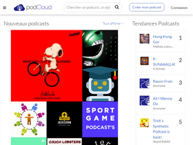 'podcloud.fr' screenshot