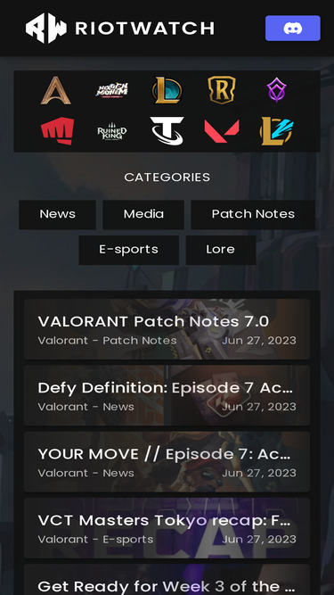 PatchBot - The #1 Discord Bot for Patch Notes and Game Updates