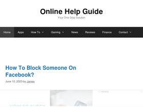 'onlinehelpguide.com' screenshot