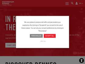 'tourisme-rennes.com' screenshot