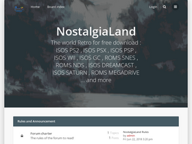 'nostalgialand.net' screenshot