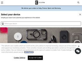 'cellularline.com' screenshot