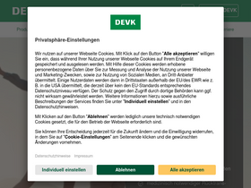 'devk.de' screenshot