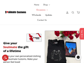 'soulmatecustoms.com' screenshot