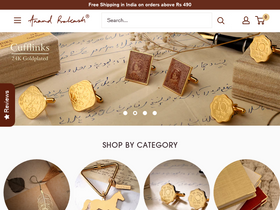 anandprakash.com homepage screenshot