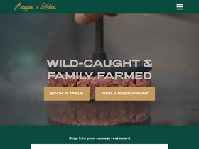 'burgerandlobster.com' screenshot