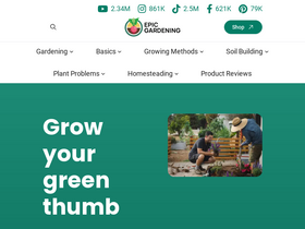 'epicgardening.com' screenshot