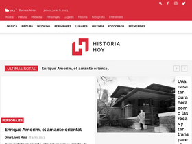 'historiahoy.com.ar' screenshot