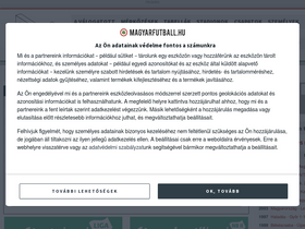'magyarfutball.hu' screenshot