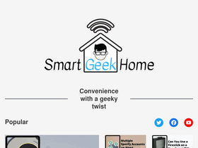 'smartgeekhome.com' screenshot