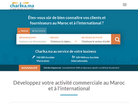 'charika.ma' screenshot
