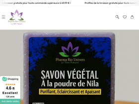 pharmabiounivers.fr homepage screenshot
