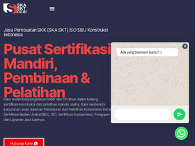 'skaskt.co.id' screenshot