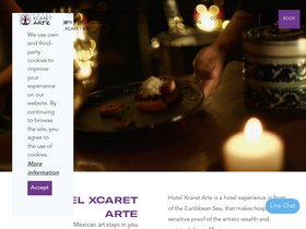 'hotelxcaretarte.com' screenshot