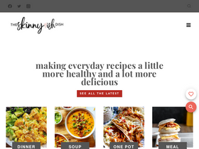 'theskinnyishdish.com' screenshot