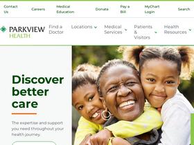 'parkview.com' screenshot
