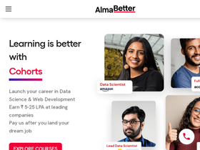 'almabetter.com' screenshot
