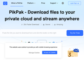 'mypikpak.com' screenshot