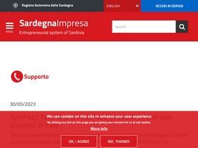 'sardegnaimpresa.eu' screenshot