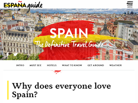 'espanaguide.com' screenshot