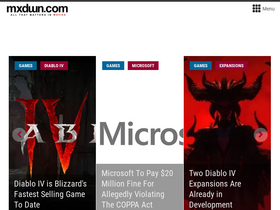 'mxdwn.com' screenshot