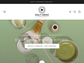 dailygrindcoffee.eu homepage screenshot