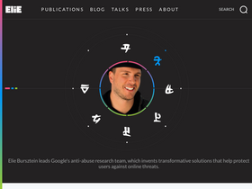 'elie.net' screenshot