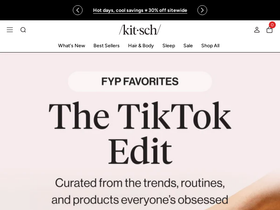 Kitsch homepage screenshot