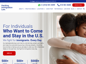 'hackinglawpractice.com' screenshot