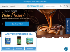 'sunwarrior.com' screenshot