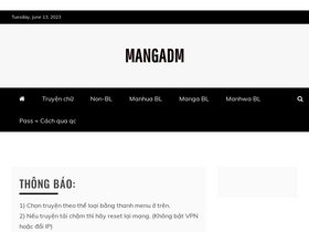 'mangadm.cc' screenshot