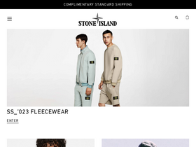 'stoneisland.com' screenshot
