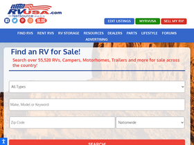 'rvusa.com' screenshot