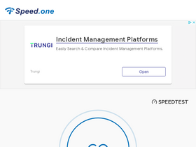 'speed.one' screenshot