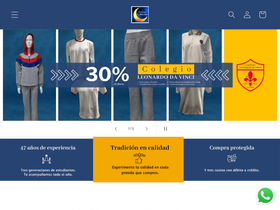 tiendaslamedialuna.cl homepage screenshot