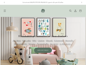 bulle2kid.com homepage screenshot