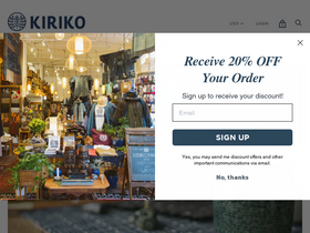 'kirikomade.com' screenshot