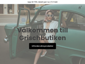 grischbutiken.shop homepage screenshot