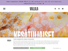 'vallila.fi' screenshot