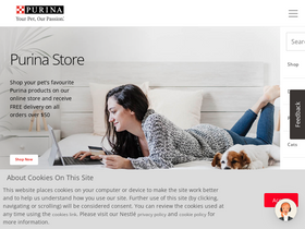 'purina.com.au' screenshot