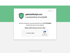 gallardolifestyle.com homepage screenshot