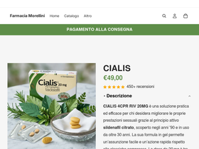 farmacia-morellini.com homepage screenshot