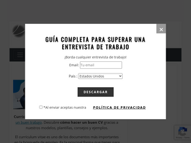 'lebenslauf.modelocurriculum.net' screenshot