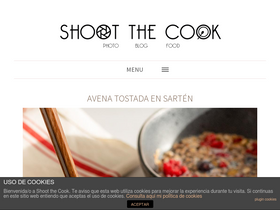 'shoothecook.es' screenshot