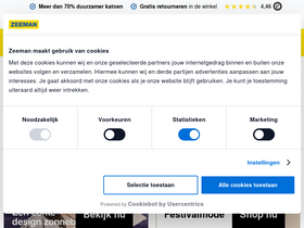 'zeeman.com' screenshot